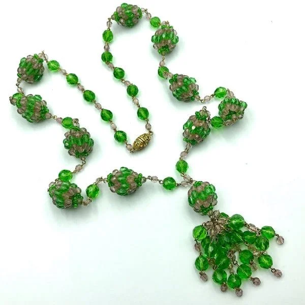 French Art Deco Necklace Circa 1920s - Image 2