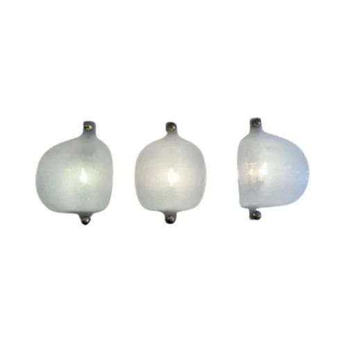 MIDCENTURY KAISER LEUCHTEN MURANO GLASS WALL LIGHTS