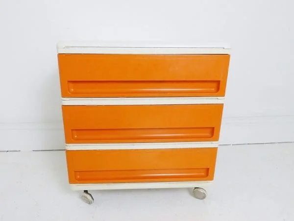 French Plastic Chest Of Drawers By Marc Held For Prisunic - Image 3