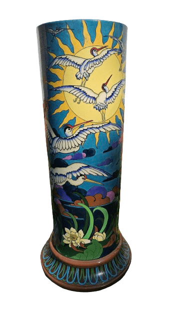 Foley Wileman Intarsio range Umbrella Stand design by Frederick Rhead