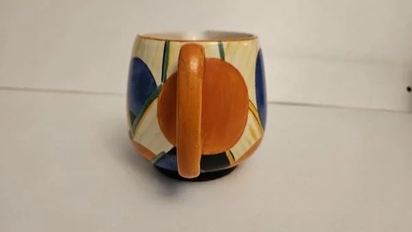 Crown Devon Art Deco Hand Painted Geometric Jug - Image 5