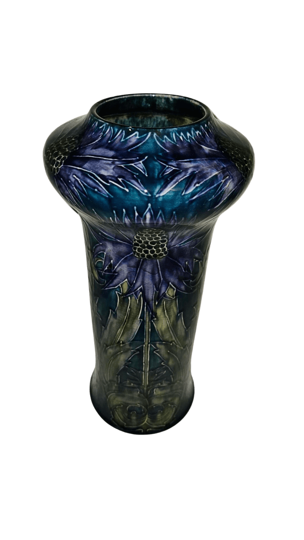 Art Nouveau Thistle Vase by George Cartlidge for Hancock and sons