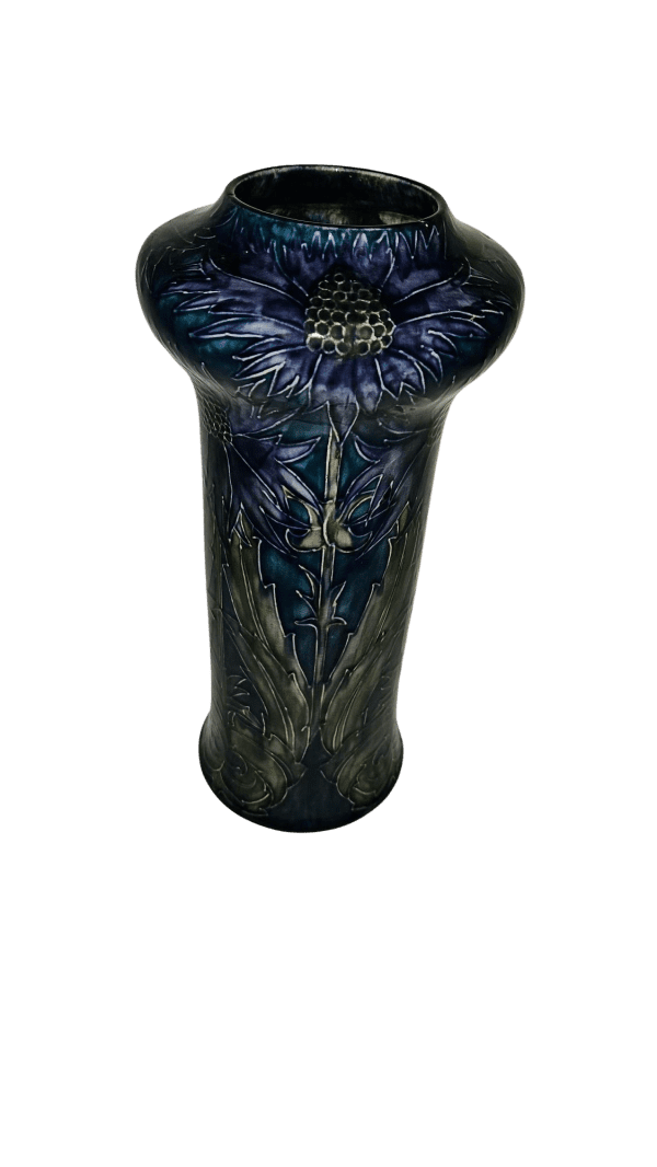 Art Nouveau Thistle Vase by George Cartlidge for Hancock and sons - Image 2