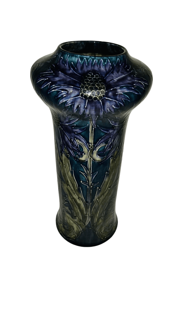 Art Nouveau Thistle Vase by George Cartlidge for Hancock and sons - Image 4