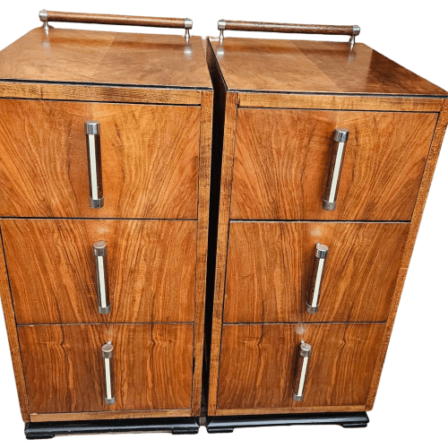 Art Deco Bedside Cabinets