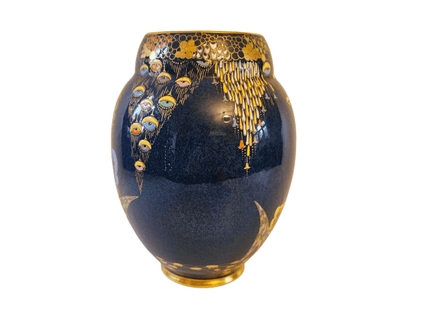 Carlton Ware Devils Copse Art Deco Vase - Image 3