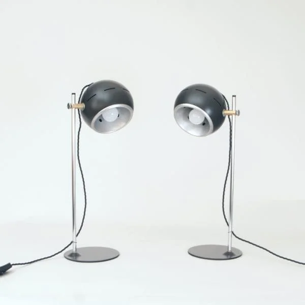 Midcentury Italian Adjustable Table Lamps - Image 2