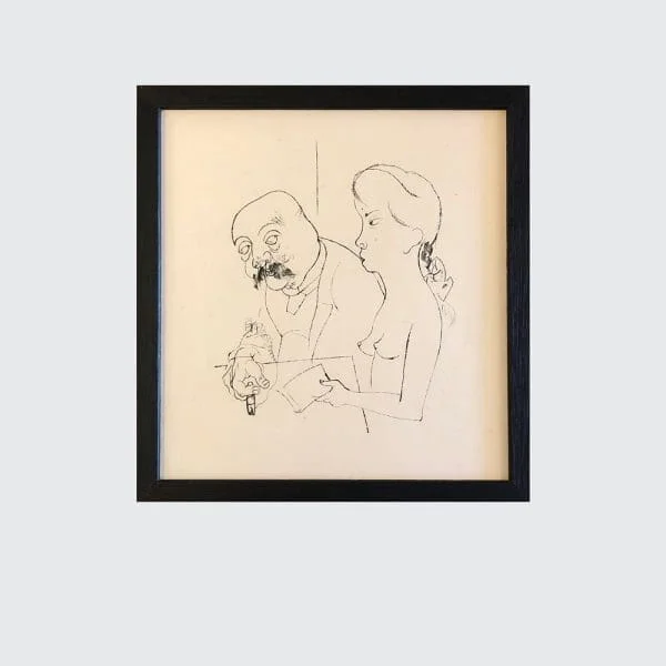 Set of 8 Midcentury Prints after George Grosz - Image 3