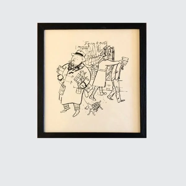 Set of 8 Midcentury Prints after George Grosz - Image 5