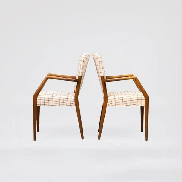 Danish Midcentury Beech Wood Side Chairs by Peter Hvidt and Orla Mølgaard-Nielsen