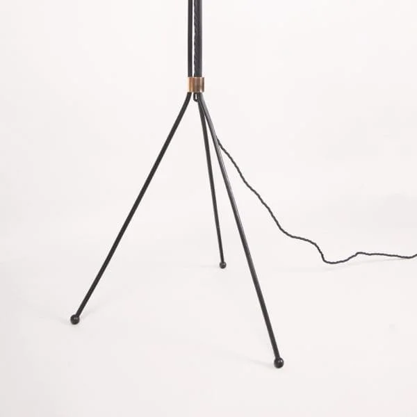 Midcentury Danish Tripod Base Floor Lamp - Image 2