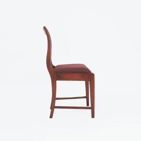 Danish Vintage Stained Beech Framed Chair