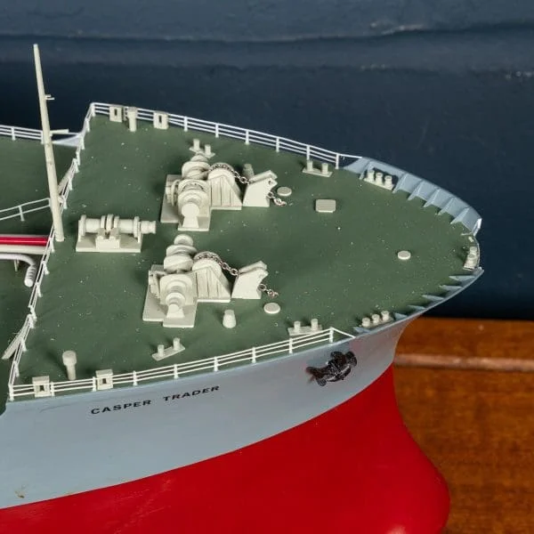 Boardroom Display Model of the M.T. Casper Trader Monrovia Crude Oil Tanker  England 1970s - Image 15