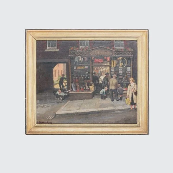 Oil Painting by Stephen Bone "Toys Sweets Stationary"