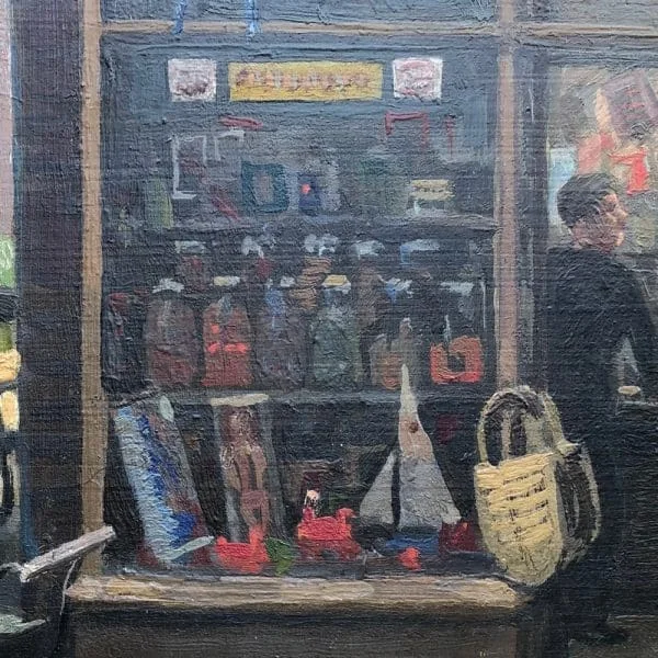 Oil Painting by Stephen Bone "Toys Sweets Stationary" - Image 6