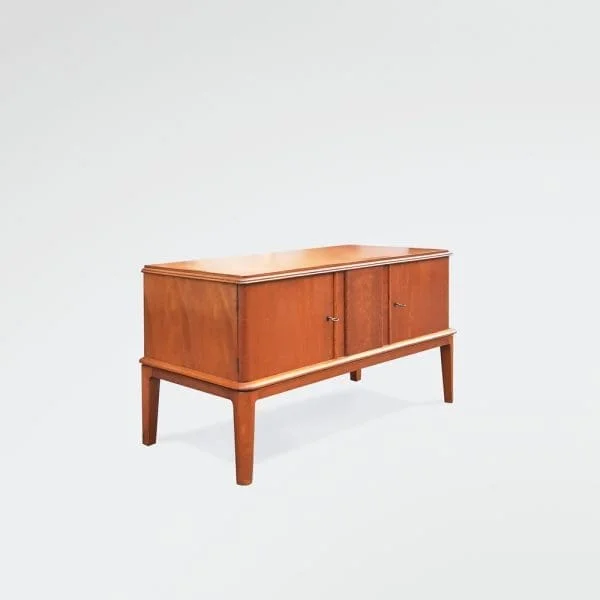 Midcentury Danish 2 Door Sideboard Credenza C 1940s - Image 2