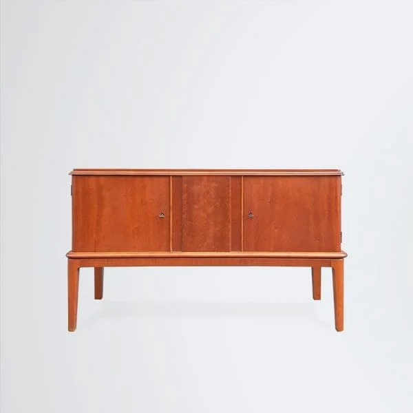 Midcentury Danish 2 Door Sideboard Credenza C 1940s - Image 3