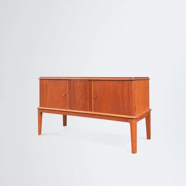 Midcentury Danish 2 Door Sideboard Credenza C 1940s - Image 5