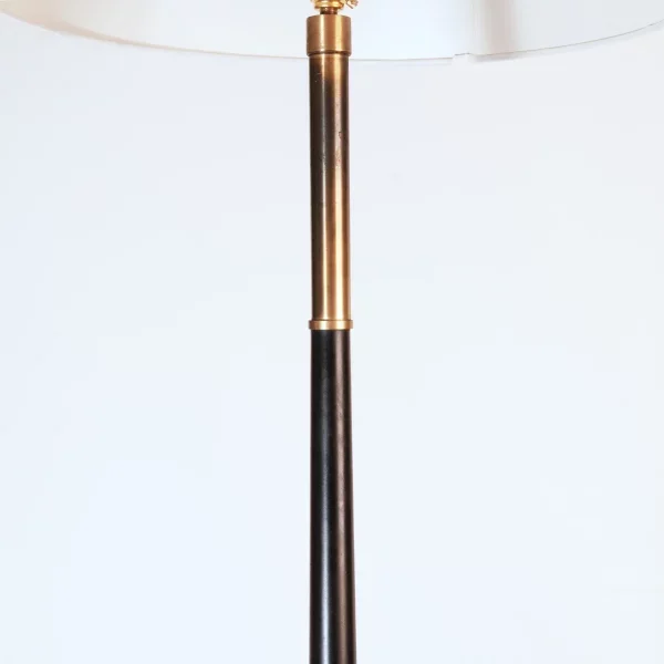 Mid century Danish Floor lamp with double tapered stem - Image 7