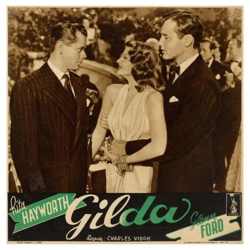 Vintage Film Poster "Gilda" Original Italian Film Poster