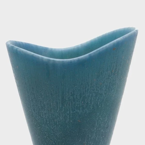 Scandinavian Vintage Glazed Stoneware Vase Designed by Carl-Harry Stålhane - Image 4