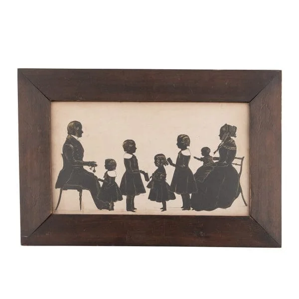 Collection of 15 Victorian Silhouettes, England Mid 19th Century - Image 29