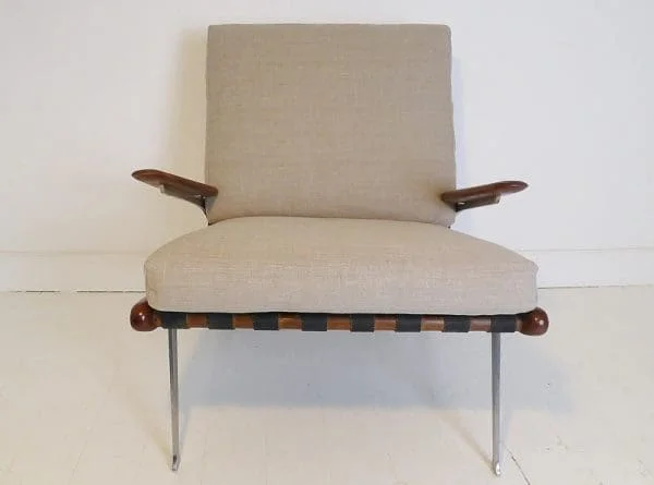 Rare Danish Teak Lounge Chair By Hovmand-Olsen - Image 5