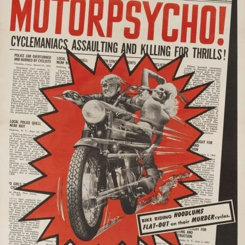 Vintager Film Poster "Motorpsycho!" Film Poster
