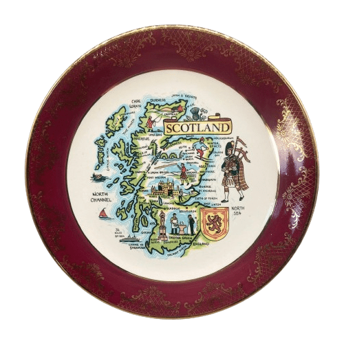 Weatherby Hanley Royal Falcon Ware Scotland Plate