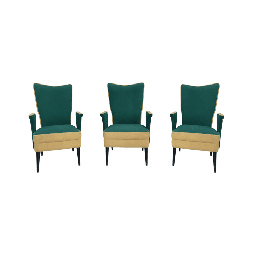 Custom Made Mid-Century Italian Armchairs