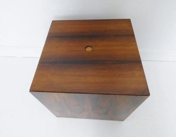 Danish Rosewood Puzzle Cube Nest Of Tables by Poul Norreklit for Georg Petersens Denmark - Image 4