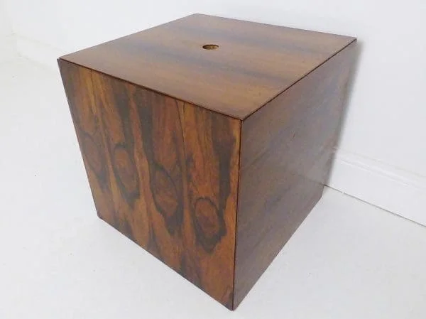 Danish Rosewood Puzzle Cube Nest Of Tables by Poul Norreklit for Georg Petersens Denmark - Image 3