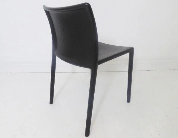 Set Of 8 Black Italian 'Air ' Dining Chairs By Jasper Morrison For Magis , Italy - Image 5