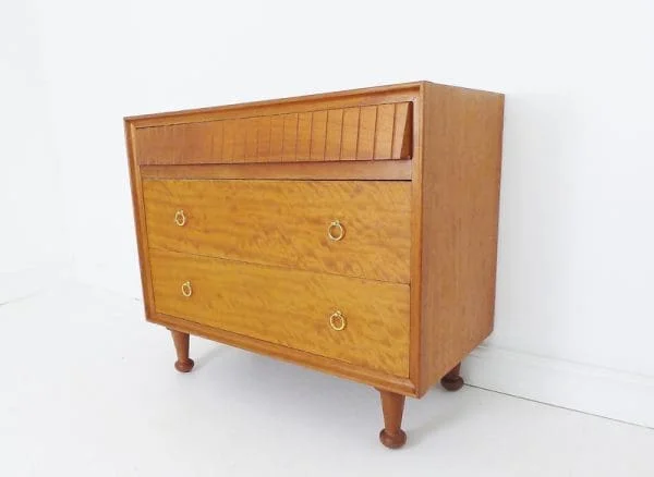 Satinwood Chest Of Drawers By A. J. Milne For Heals - Image 6