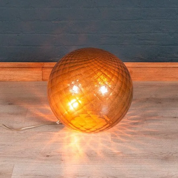 Venetian glass floor or side lamp handmade - Image 3