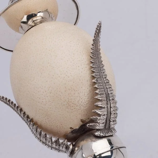 Mid 20th Century Ostrich Egg Mounted Storm Lamp by Anthony Redmile - Image 8