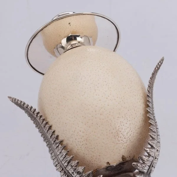 Mid 20th Century Ostrich Egg Mounted Storm Lamp by Anthony Redmile - Image 9