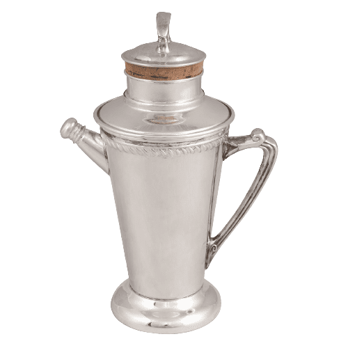 Silver Plated Recipe Cocktail Shaker, USA Circa 1930