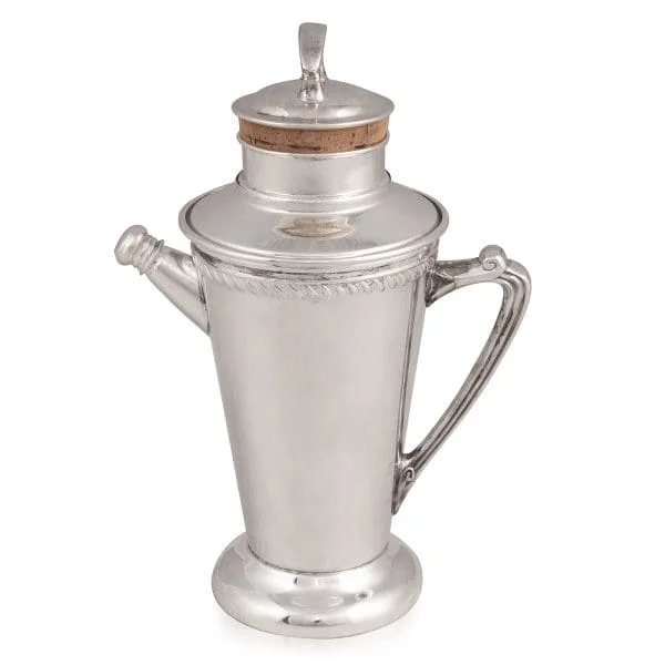 Silver Plated Recipe Cocktail Shaker, USA Circa 1930 - Image 2