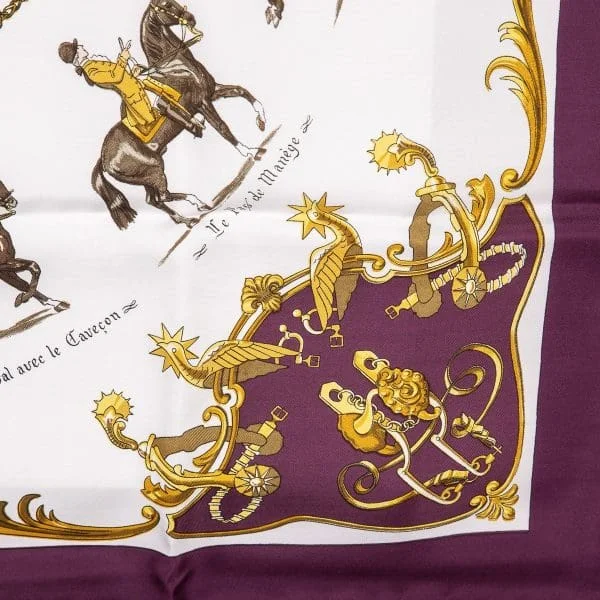 Silk Hermes Scarf in Original Box, France, of recent production - Image 6