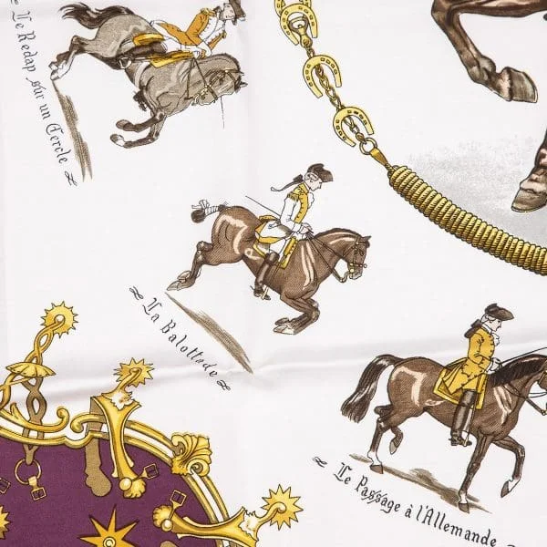 Silk Hermes Scarf in Original Box, France, of recent production - Image 9