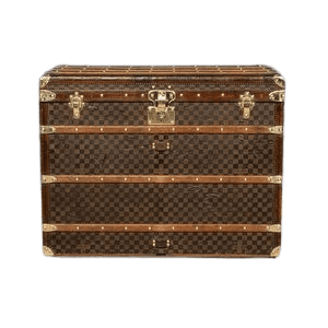 Rare Louis Vuitton Trunk Covered in Damier Canvas France circa 1900