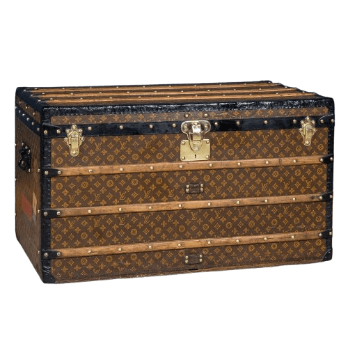 Louis Vuitton Courier Trunk in Monogram Canvas France circa 1910