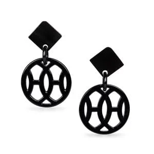 Pair of "Deva" Earrings by Hermes France circa 2010