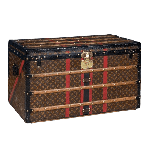 Louis Vuitton Courier Trunk in Monogram Canvas France circa 1910