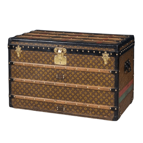 Louis Vuitton Courier Trunk in Monogram Canvas France circa 1910