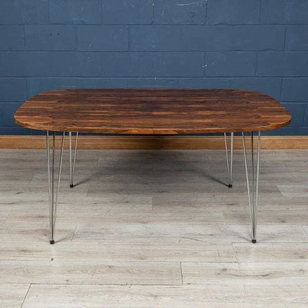 A Rosewood Dining Table and Chairs by Hans Brattrud for Hove Mobler, Norway, 1960s - Image 4