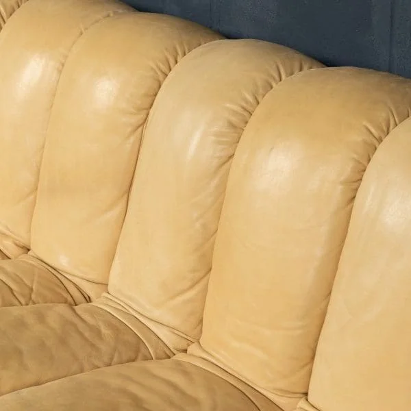 De Sede DS-600 "caterpillar" sofa in cream leather - Image 32