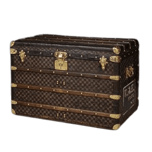 Louis Vuitton Trunk Covered in Damier Canvas France circa 1900