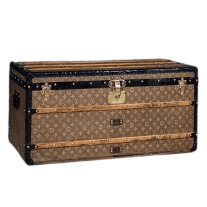 Louis Vuitton Trunk in Woven Canvas France Late 19th Century